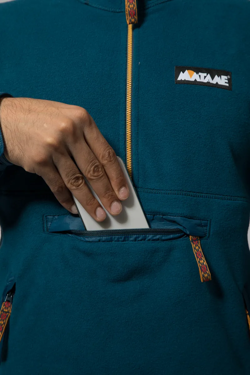 Montane Roco Fleece Smock in Narwhal Blue-5